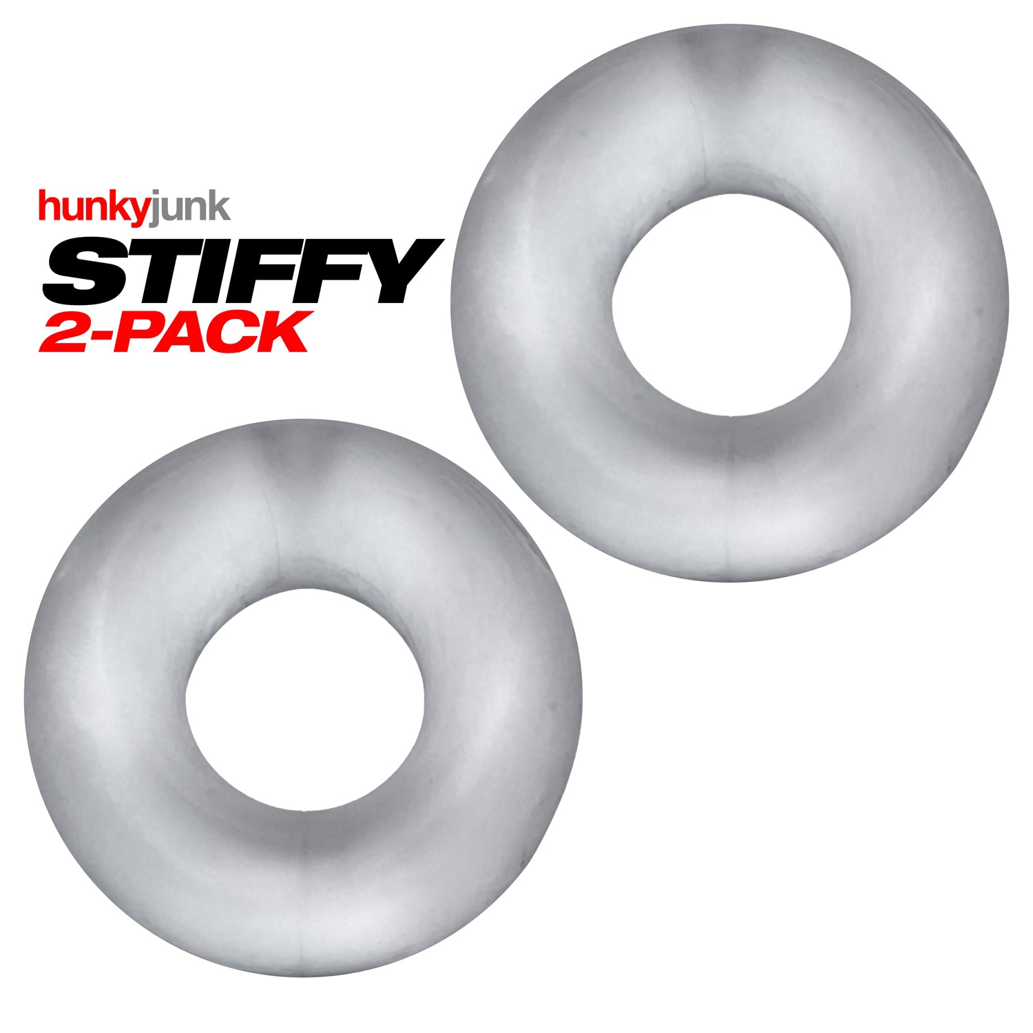 Oxballs Stiffy 2-Pack Bulge-Rings – Clear Ice