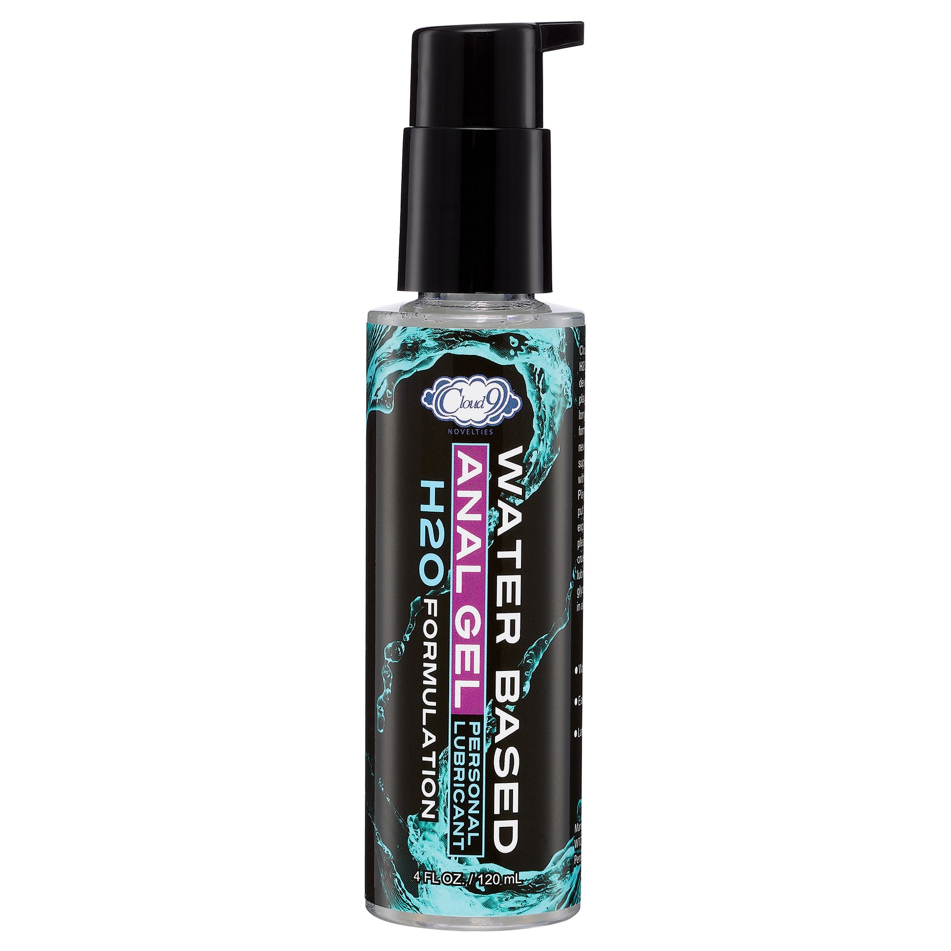 Cloud 9 Novelties Anal Play H20 Gel – Water-Based Personal Lubricant – 4 Fl. Oz.