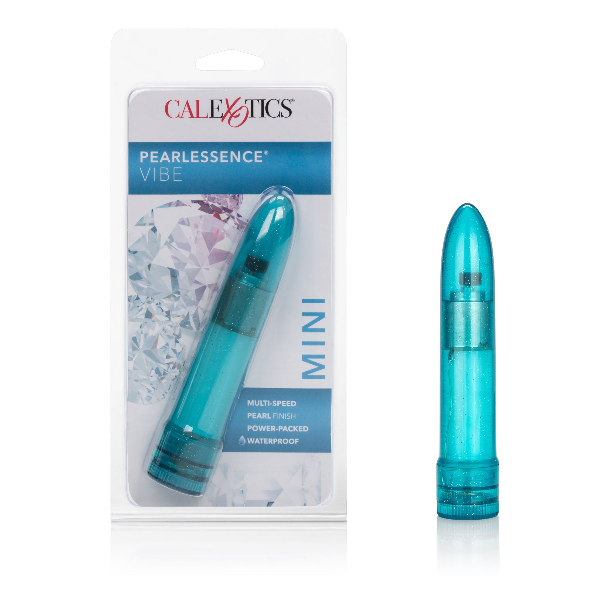 CalExotics Mini Pearlessence Vibe – Multi-Speed Vibrator – Teal