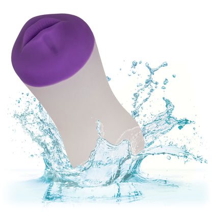 CalExotics Gripper Deep Throat Grip – Purple – Closed Ended Masturbator