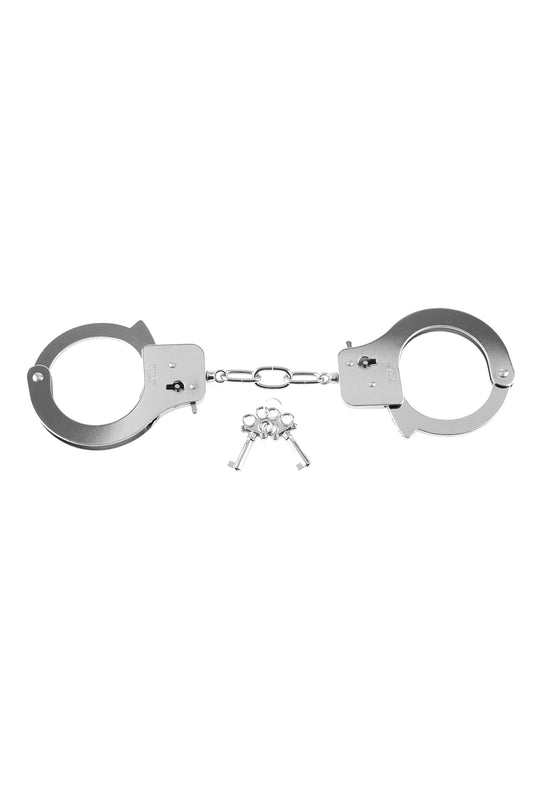 Pipedream Fetish Fantasy Series Metal Handcuffs – Silver