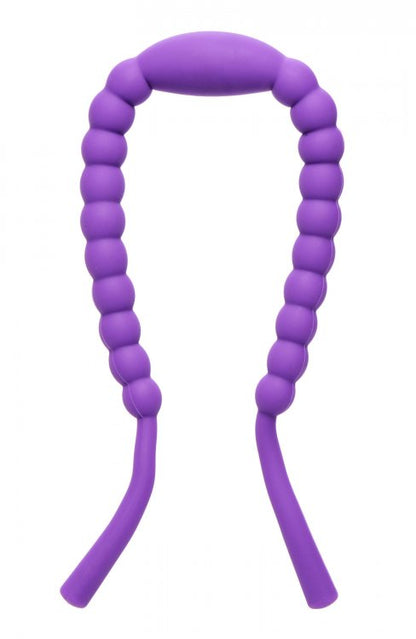 XR Brands Oral Enhancing Hands Free Labia Spreader – Purple