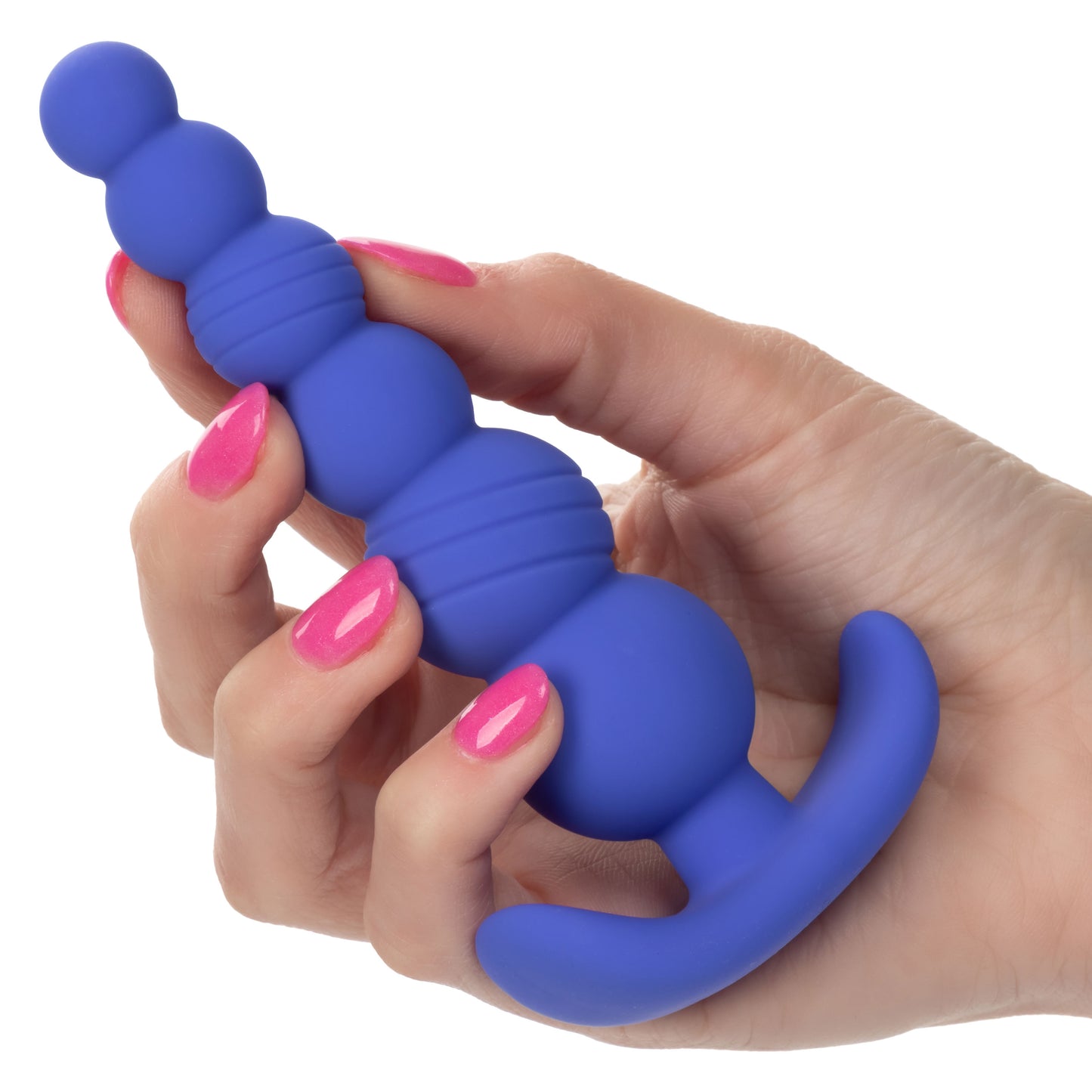 Cheeky X-6 Beads Anal Probe – Blue, Waterproof, Phthalate Free