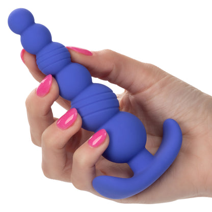 Cheeky X-6 Beads Anal Probe – Blue, Waterproof, Phthalate Free