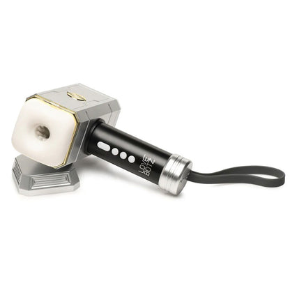 Thunder Stroker Sucking Masturbator - Multi-Function Silver