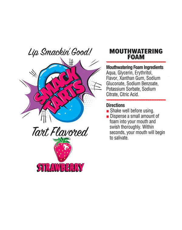 Little Genie Smack Tarts Mouthwatering Foam – Sour Strawberry – 2.7oz