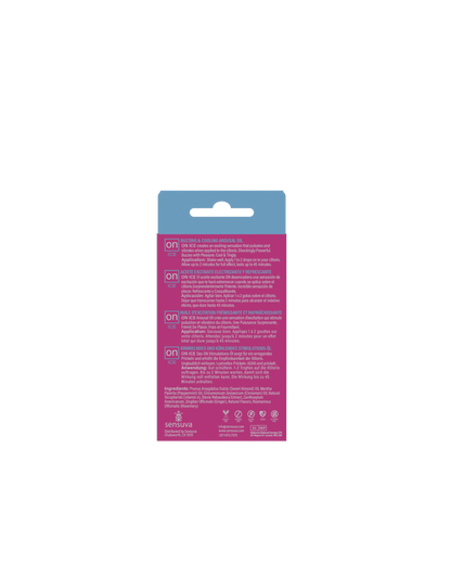Sensuva On Ice Buzzing and Cooling Arousal Oil – 5ml