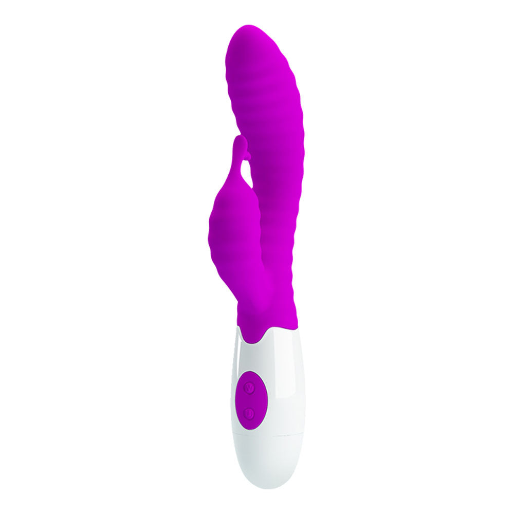 Pretty Love Hyman G-Spot Vibrator – 30 Function Curved Design – Purple
