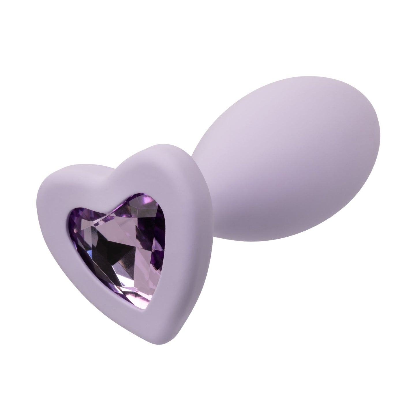 CalExotics Love Crystal Booty Duo - Purple Anal Plug Set with Graduated Sizes
