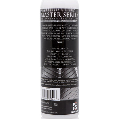 Jizz Unscented Water-Based Lubricant 8 Oz – Non-Staining, Creamy Texture