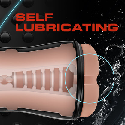 Coverboy Cowboy Self Lubricating Stroker - Beige