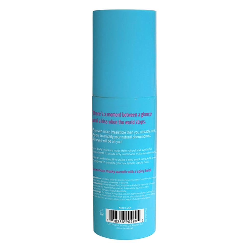 Lets Lock Lips Pheromone Fragrance Mist – Musky Warmth with Spicy Twist – 3.35 Oz