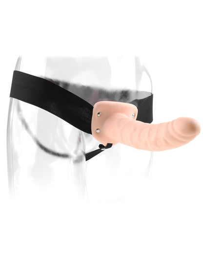 Pipedream Fetish Fantasy Series 8 Inch Hollow Strap-On - Flesh