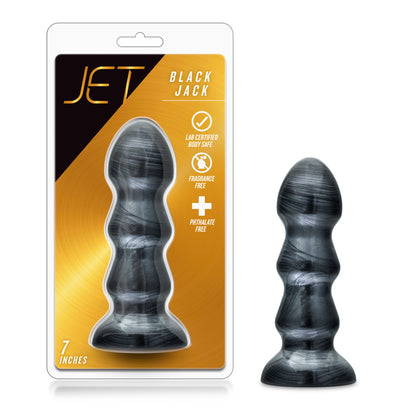 Blush Jet Black Jack Pro-Sized Anal Plug – Carbon Metallic Black