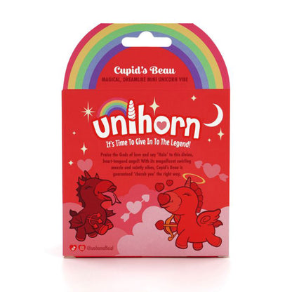 Unihorn Cupid Heart Nosed Vibrator - Red - Multi-Function
