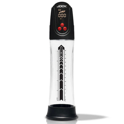 Curve Toys Power Up Digital Automatic Waterproof Penis Pump - Clear