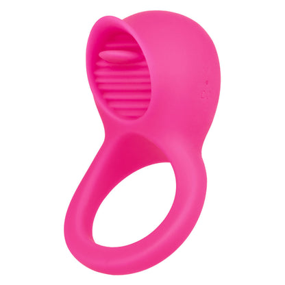 CalExotics Silicone Rechargeable Teasing Tongue Enhancer - Pink