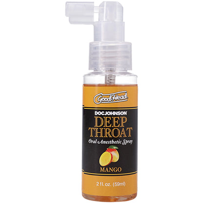Goodhead Deep Throat Spray Mango – Throat Desensitizer – 2 Fl Oz