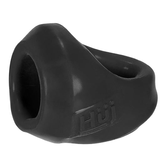 Hunkyjunk Clutch Cock Ball Sling - Black - Super-Stretchy Design