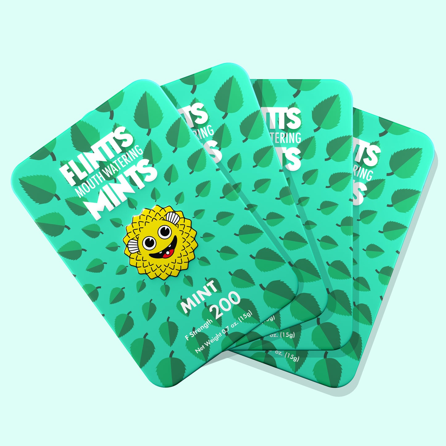 Flintts Mouth Watering Mints F-Strength - Spearmint Flavor