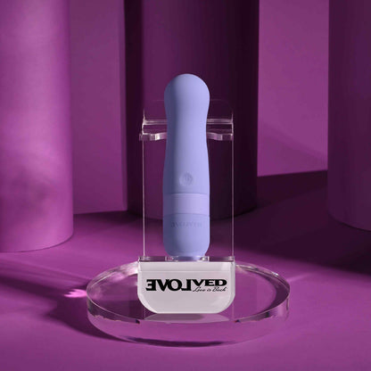 Evolved Novelties Squishy Bullet Vibrating Bullet for Internal and Clitoral Stimulation – Purple