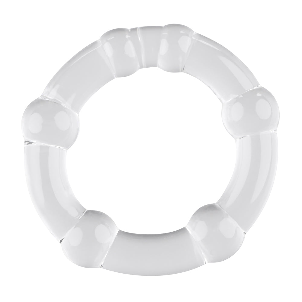 Evolved Novelties Erection Rings - 3-Ring Collection for Enhanced Support - Clear