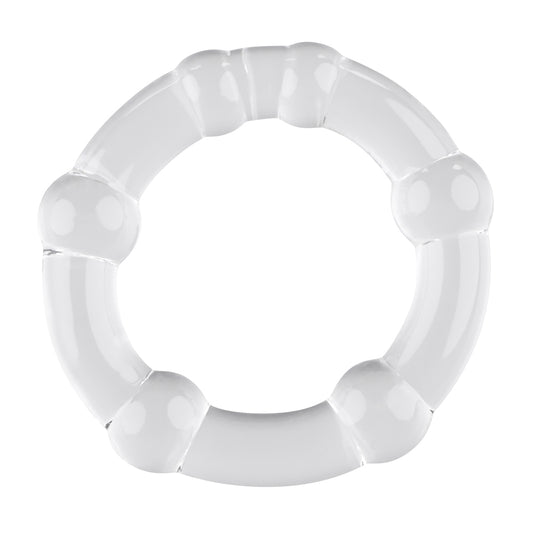 Evolved Novelties Erection Rings - 3-Ring Collection for Enhanced Support - Clear