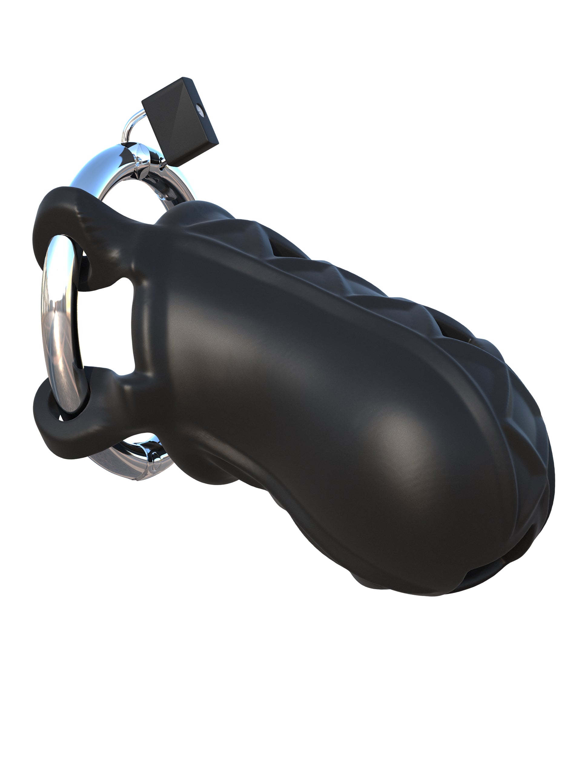 Fantasy C-Ringz Extreme Silicone Cock Blocker – Black Chastity Device