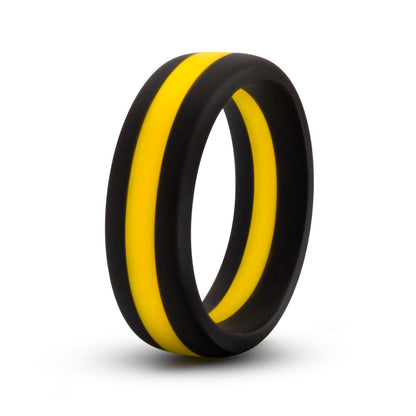 Blush Performance Silicone Go Pro Cock Ring – Black/Gold