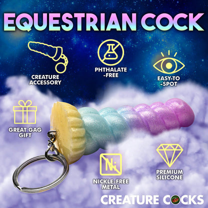 Mystique Unicorn Keychain – Mini Fantasy Accessory – Multi Color