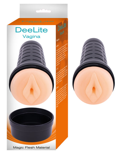 Deelite Vagina Masturbator - Realistic Virgin Design - Flesh