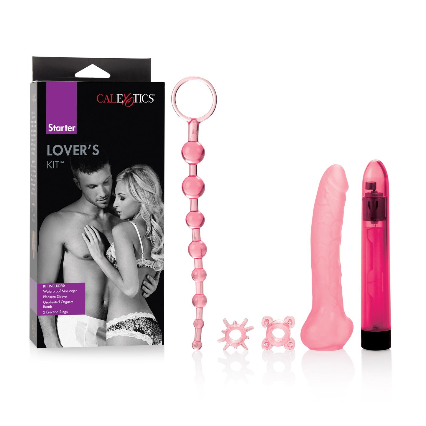 CalExotics Starter Lover's Kit – Versatile Intimate Accessories – Pink