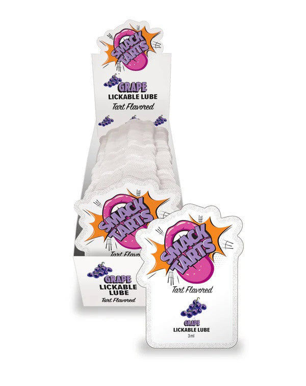 Little Genie SMACK Tarts Lube 3ml Pouch Display – Sour Grape
