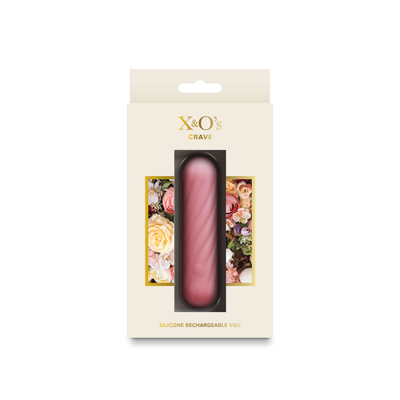 X & O's Crave Light Vibrator - Pink - Waterproof and Rechargeable