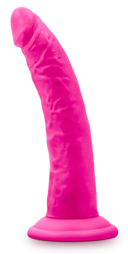 Au Naturel Bold Jack 7 Inch Dildo with Suction Cup - Pink