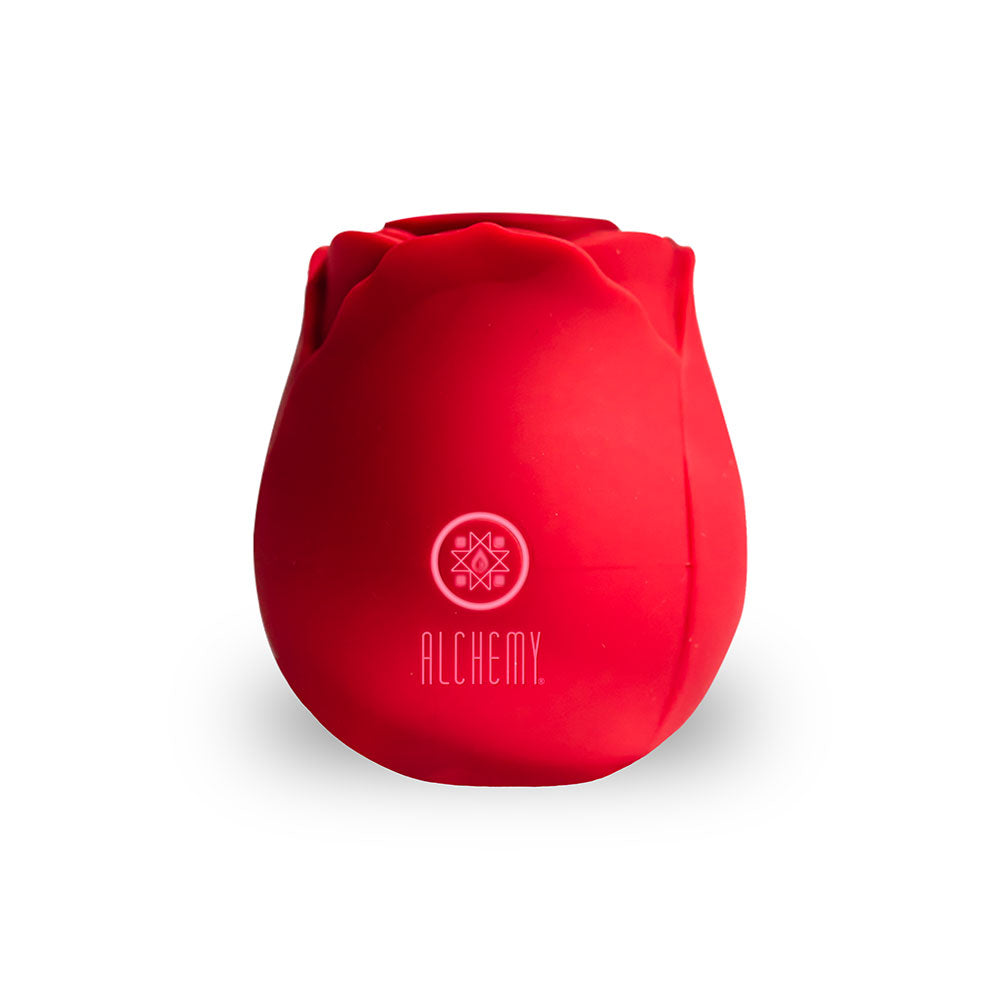 Alchemy Rosebud Luxury Air-Pulse Massager – Red