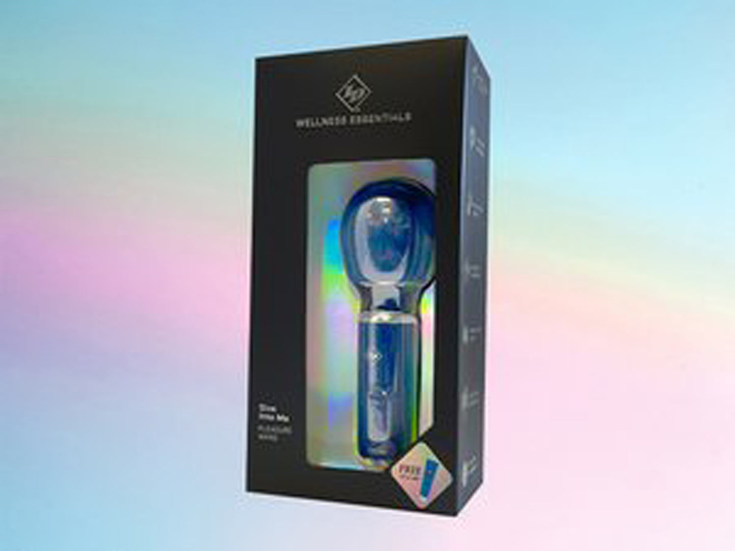 I.D. Lubricants Give Into Me Pleasure Wand – Blue – Multi-Function Rechargeable Massager