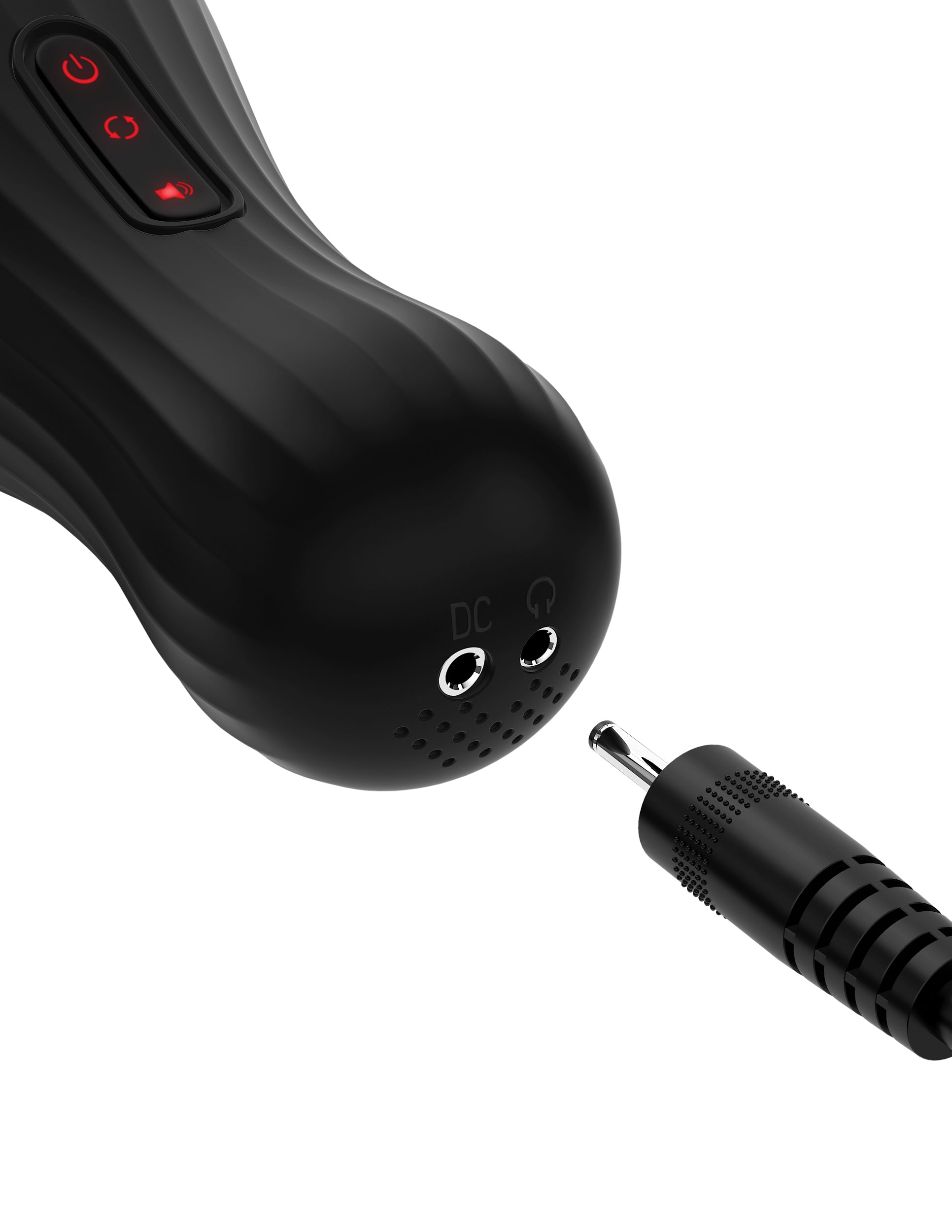 Pipedream PDX Elite Talk Dirty Rotobator – Automated Rotating Male Masturbator – Clear