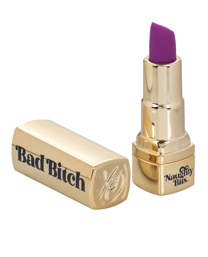 CalExotics Naughty Bits Bad Bitch Lipstick Vibrator – Purple – Multi-Function