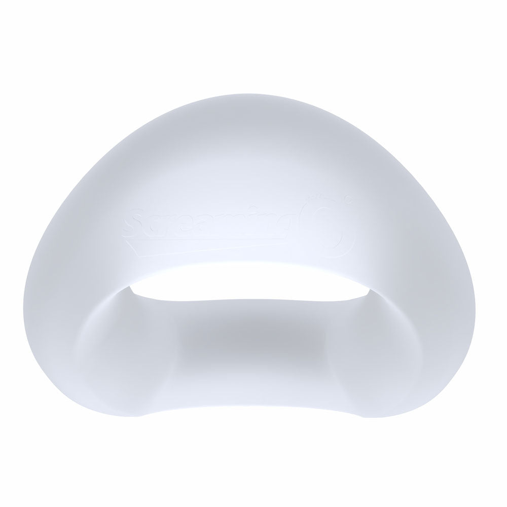 Screaming O Swingo Curve Cock Ring – Clear – Custom Contour Design
