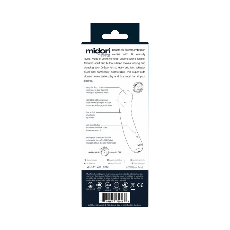 Twist Rechargeable Anal Vibe - Black Pearl