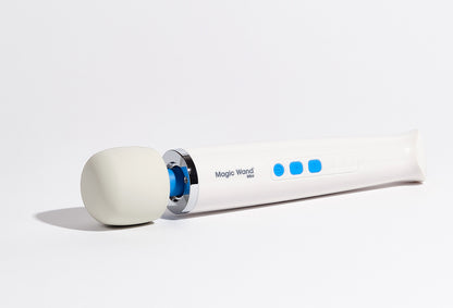 Magic Wand Mini - Rechargeable Massager with Multi-Speed Functionality - White