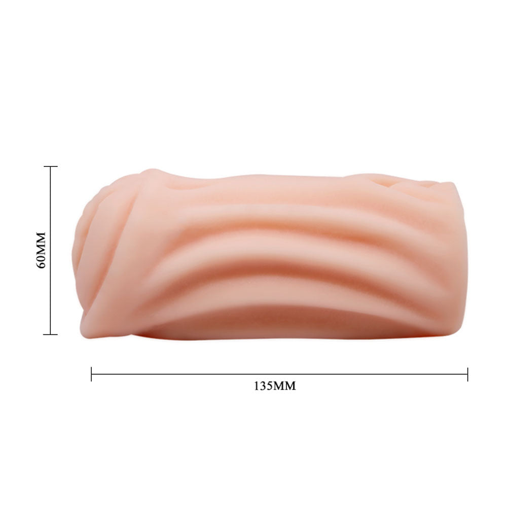Pretty Love Jane Masturbator Sleeve - Realistic Design - Beige