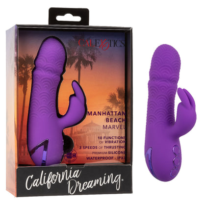 CalExotics California Dreaming Manhattan Beach Marvel Dual Stimulator - Purple