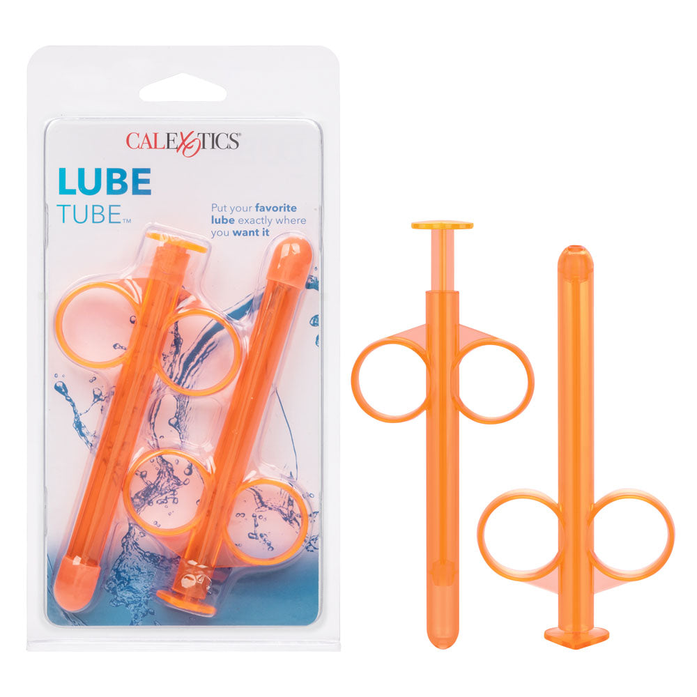 CalExotics Lube Tube – Reusable Lubricant Dispensing Tube – Orange