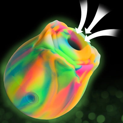 Glow Rose Glow-in-the-Dark Clit Stimulator – Multi-Color