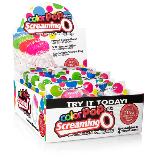 Screaming O Colorpop Quickie Vibrating Ring – Assorted Colors