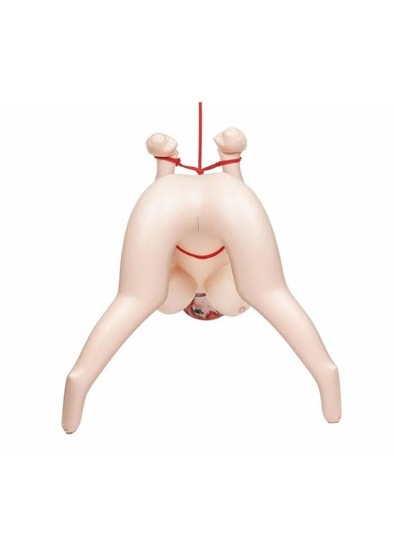 CalExotics Anime Shibari Love Doll Lexi – Inflatable Companion with Playful Bondage Theme – Beige