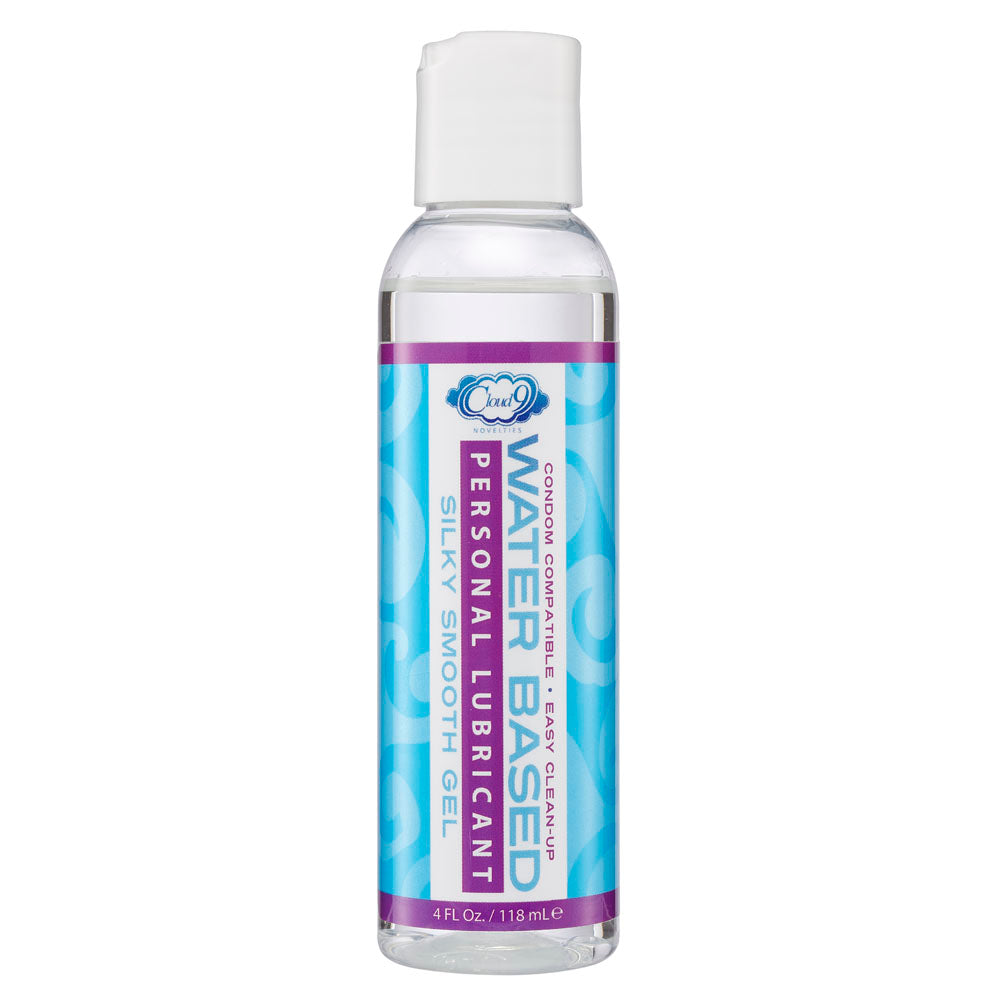 Cloud 9 Water Based Personal Lubricant Gel 4 Oz – Paraben Free, Latex Compatible
