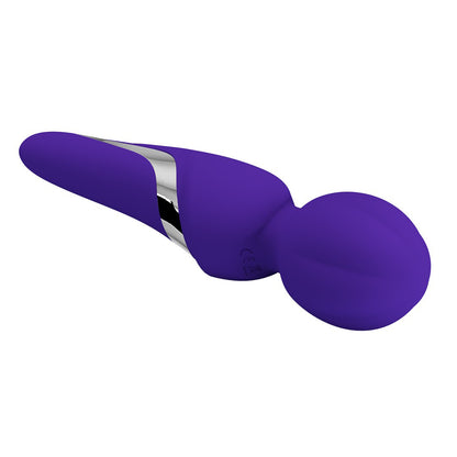 Pretty Love Walter Super Soft Silicone Wand - Purple - Multi-Function Vibrator